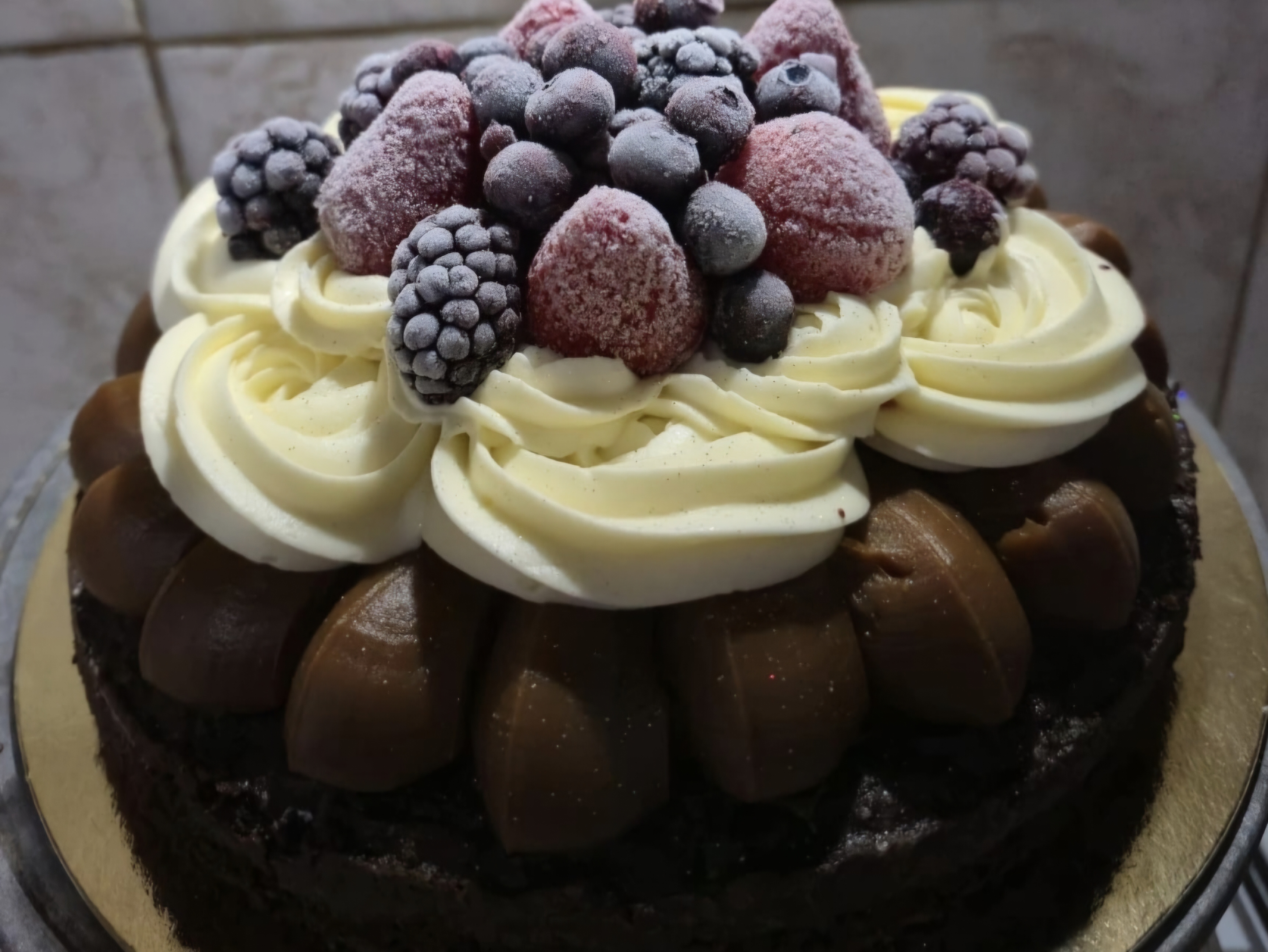 Brownie Frutos Rojos